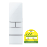 MITSUBISHI MR-B46G-W-P 5 Doors Refrigerator(366L)(Energy Efficiency Class 3)